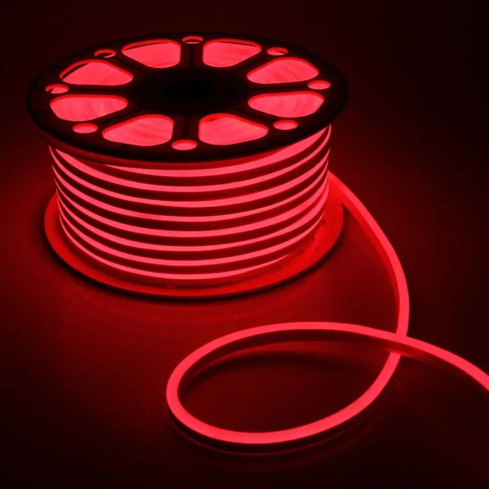 Гибкий неон LED Neon 8х16 красный
