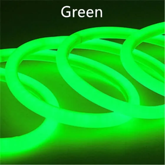Круглый гибкий неон NeonMos LED D16 зелёный