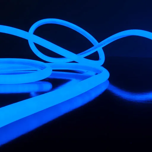 Круглый гибкий неон NeonMos LED D16 синий