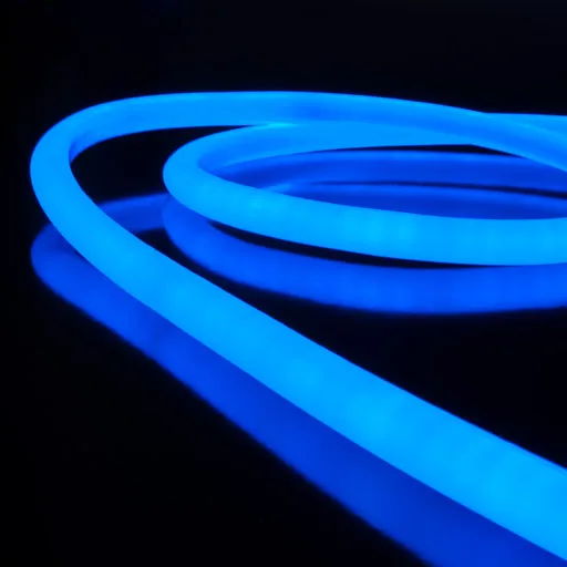 Круглый гибкий неон NeonMos LED D16 12V синий